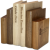 Warther Woodworking Wood Bookends