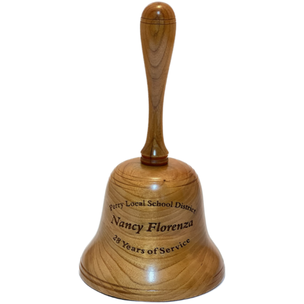 Warther Woodworking Wood Years of Service Bell